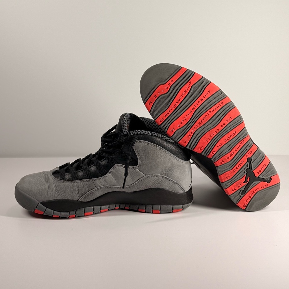 Air Jordan 10 Retro Cool Grey Men's Size 12 - 310805-022 - Picture 3 of 10
